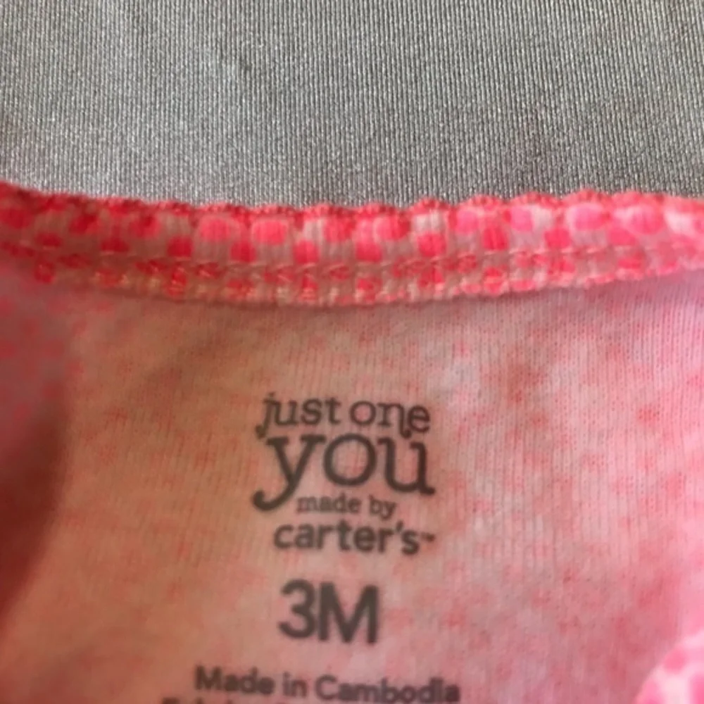 Just One You by Carters Girls Onesie (Set of 2)-Size 3 months